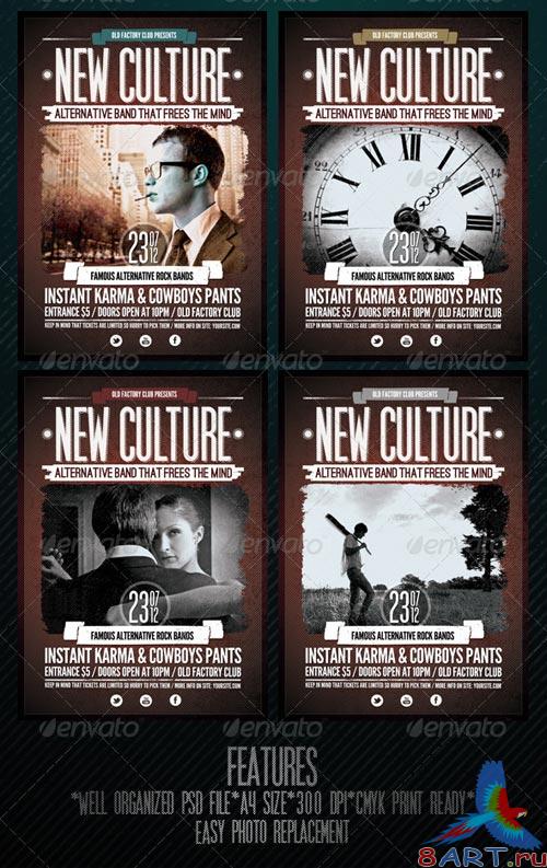 GraphicRiver New Culture | Alternative Flyer/Poster V.1