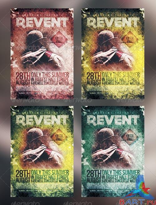 GraphicRiver Revent Flyer Template GraphicRiver Revent Flyer Template