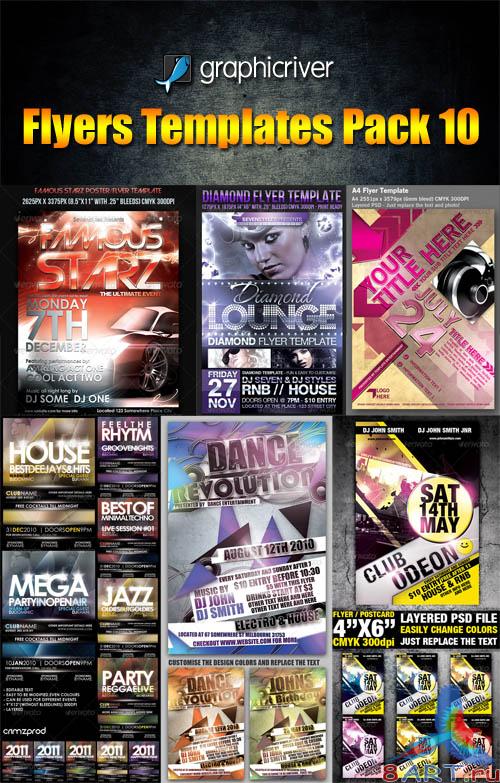 GraphicRiver Flyers Templates Pack 10 - REUPLOAD