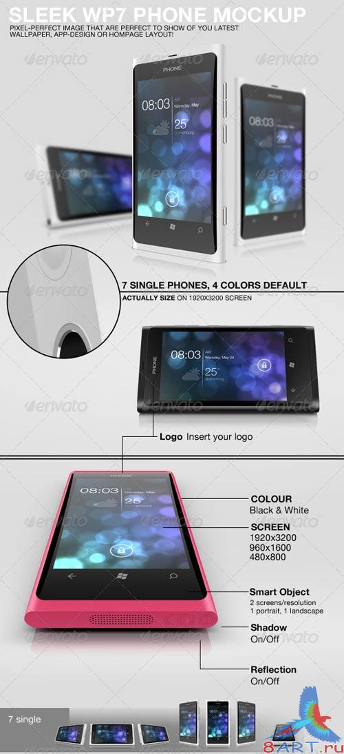 GraphicRiver WP7 Phone Mockup