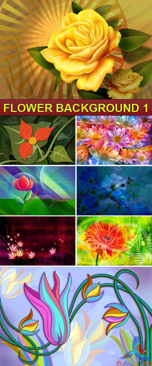 PSD Source - Flower background 1