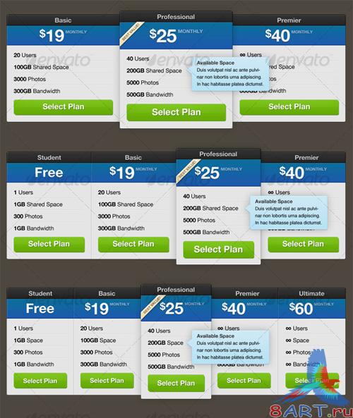 CodeCanyon Griddler Pricing Grid CodeCanyon Griddler Pricing Grid