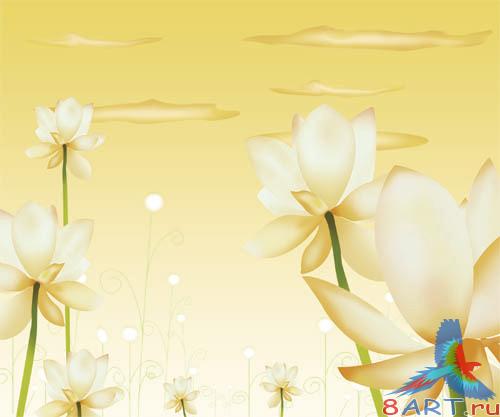 PSD - Yellow Flowers Field