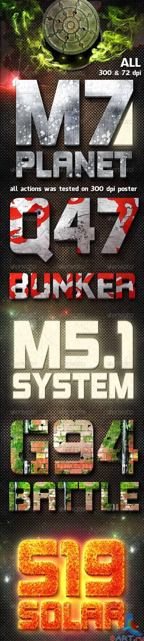 GraphicRiver Sharp Actions 300 & 72 dpi - REUPLOAD