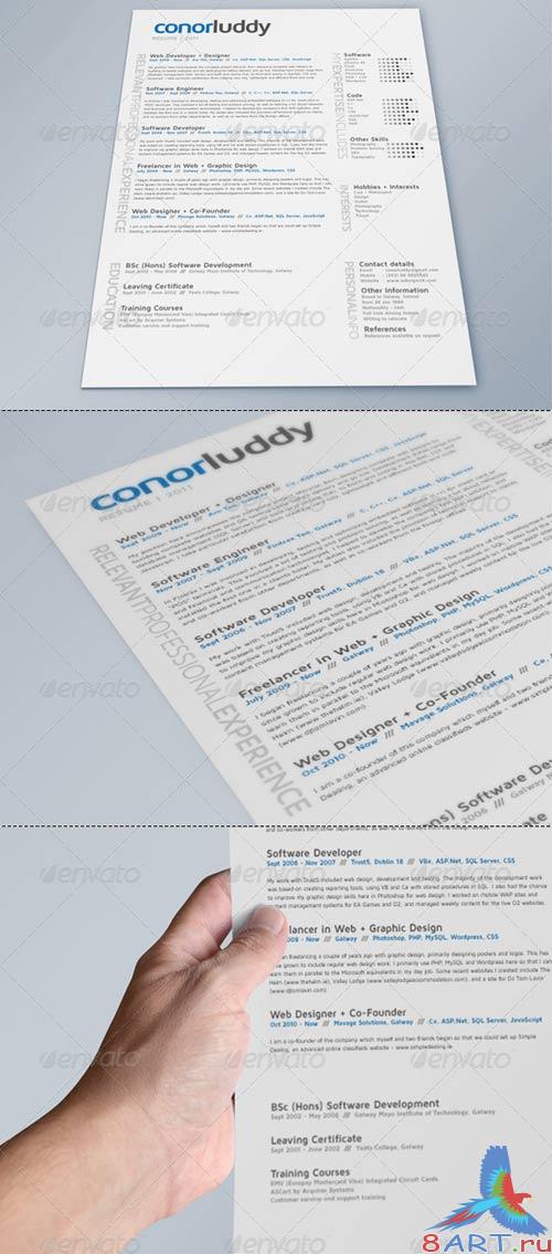GraphicRiver Resume Mock up X3 Pack - CV Mock-up