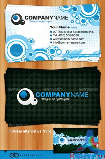 Generic business card template