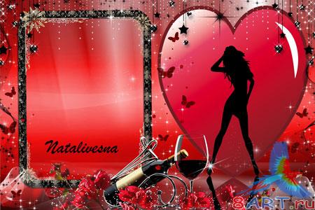 Рамка в пользу кого Photoshop – Романтичный гламур Рамка в пользу кого Photoshop – Романтичный гламур