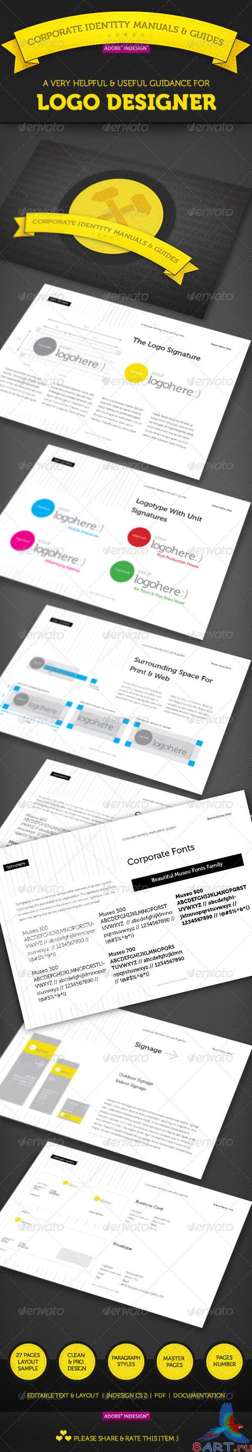 GraphicRiver - Corporate Identity Manuals and Guides Template