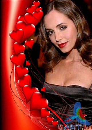 Valentine-frame Hearts - ��������(�����-����������)