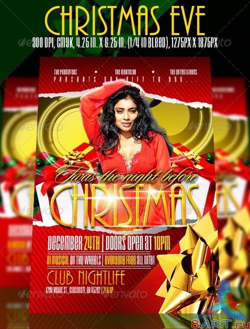 GraphicRiver Christmas Eve Flyer template GraphicRiver Christmas Eve Flyer template