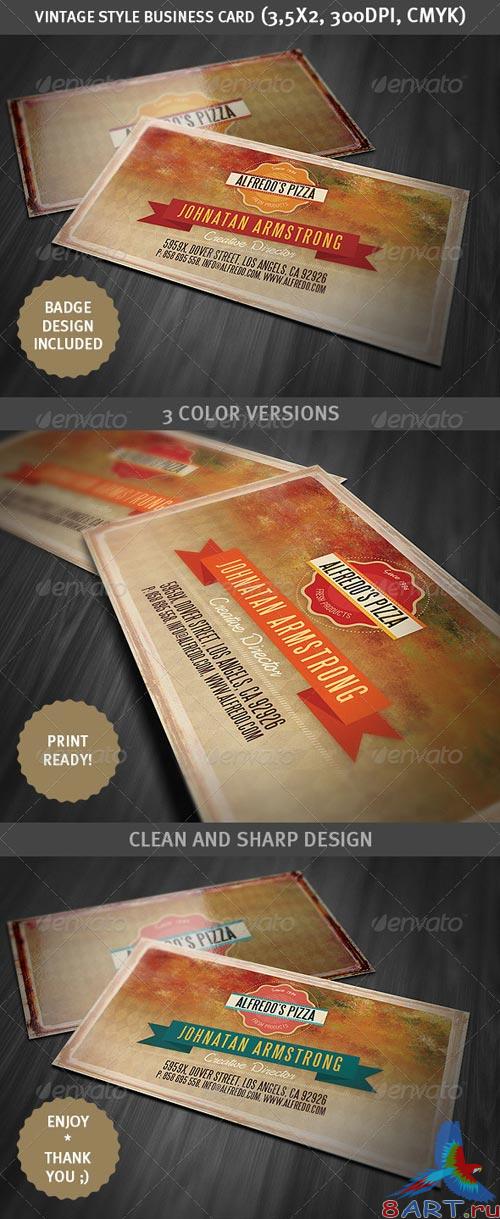 GraphicRiver Grunge Style Business Card 2 GraphicRiver Grunge Style Business Card 2
