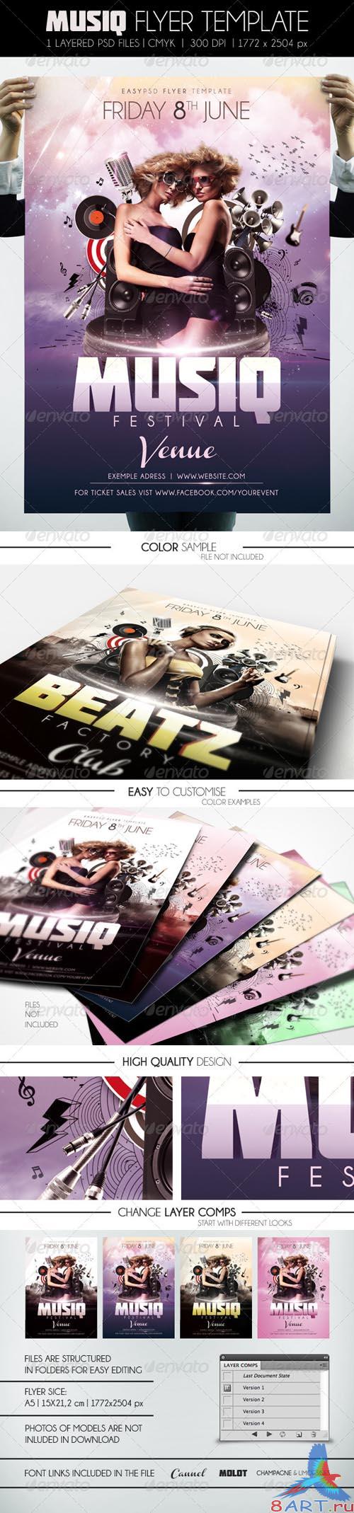 GraphicRiver Musiq Flyer Template - REUPLOAD