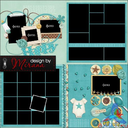 Детский фотоальбом с целью мальчика - выше- малыш! Детский фотоальбом к мальчика - выше- малыш!