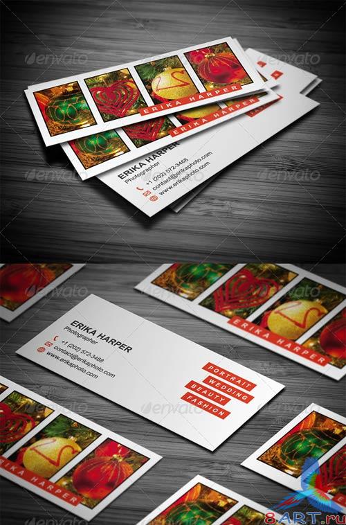 GraphicRiver Slim Photography Business Card GraphicRiver Slim Photography Business Card