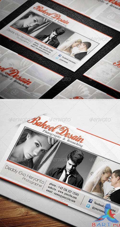 GraphicRiver Clean and Sleek Photographer Card GraphicRiver Clean and Sleek Photographer Card