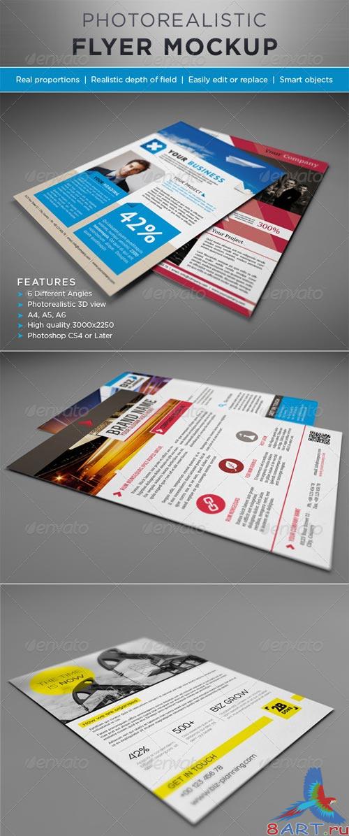 GraphicRiver Photorealistic Flyer Mock-ups
