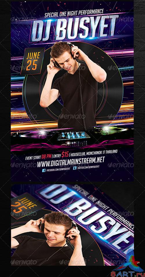 GraphicRiver Dj Flyer Template