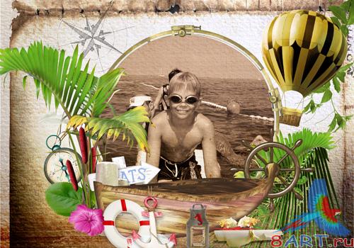 PSD frame - Marine life