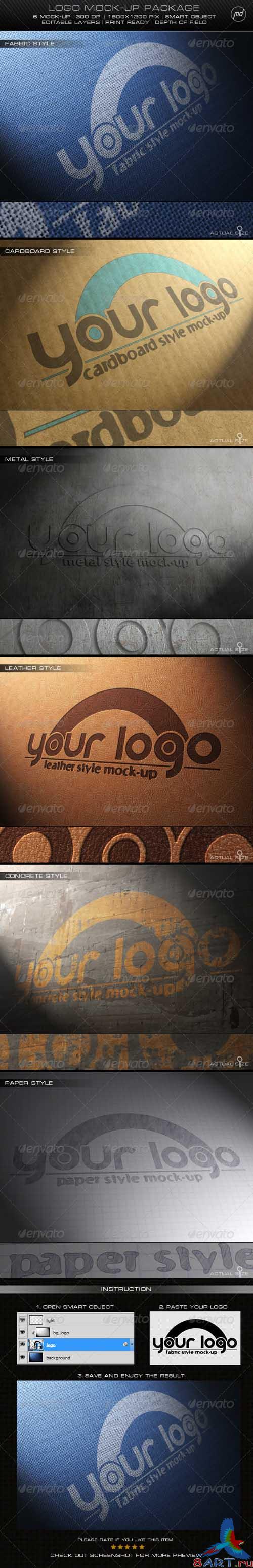 GraphicRiver Logo Mock-Up Package - REUPLOAD