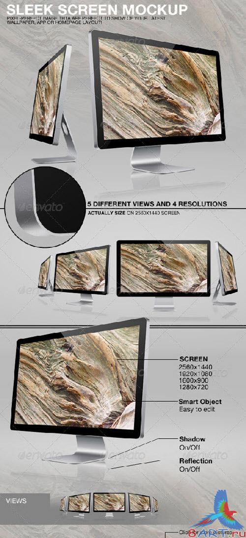 Sleek Screen Mockup - GraphicRiver