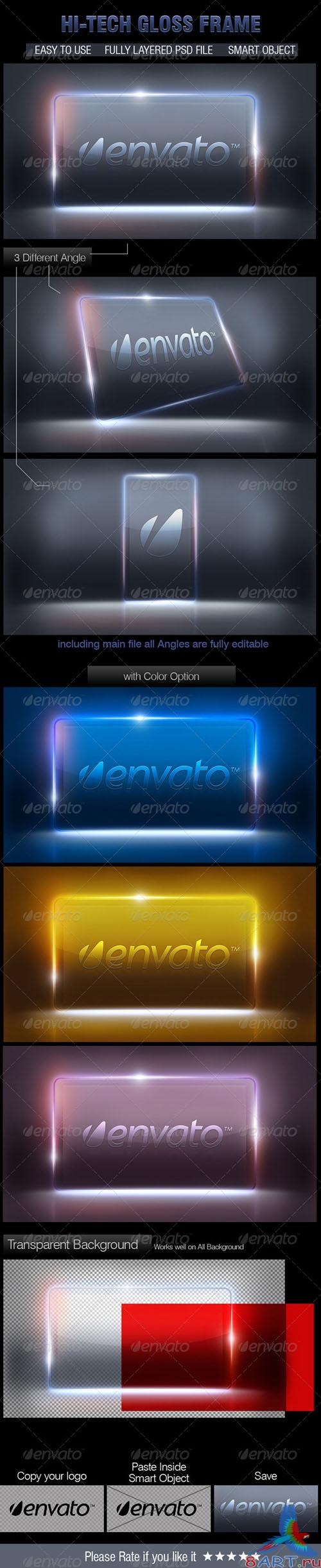 GraphicRiver - Hi Finished Glass Frame 2674505