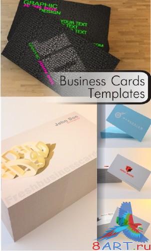Business Cards Templates - Шаблоны визиток (PSD) Business Cards Templates - Шаблоны визиток (PSD)