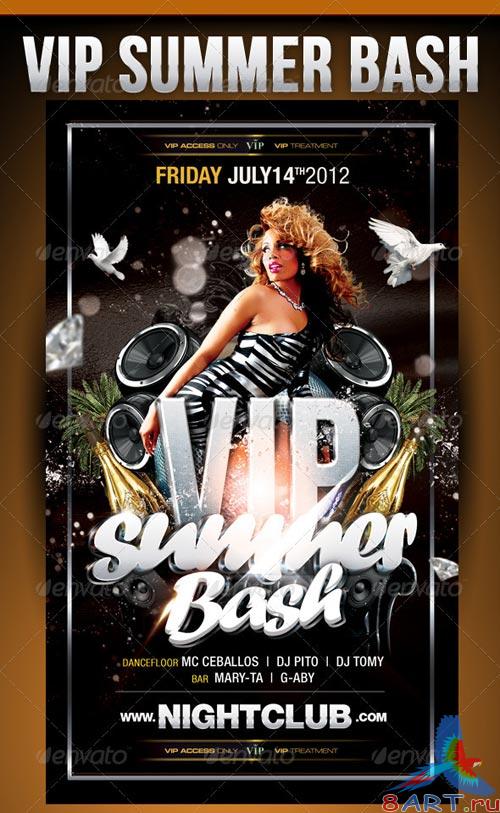 GraphicRiver Vip Summer Bash Party Flyer Template