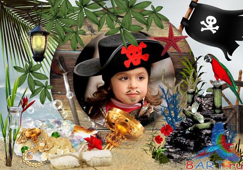 PSD frame - Pirate saga