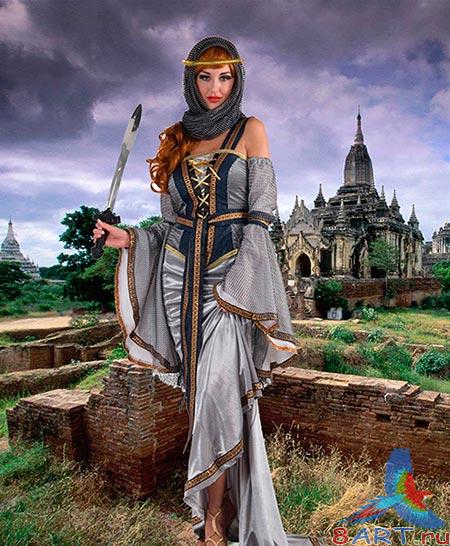 Женский привычка - в течение времена короля Артура Женский обычай - в течение времена короля Артура