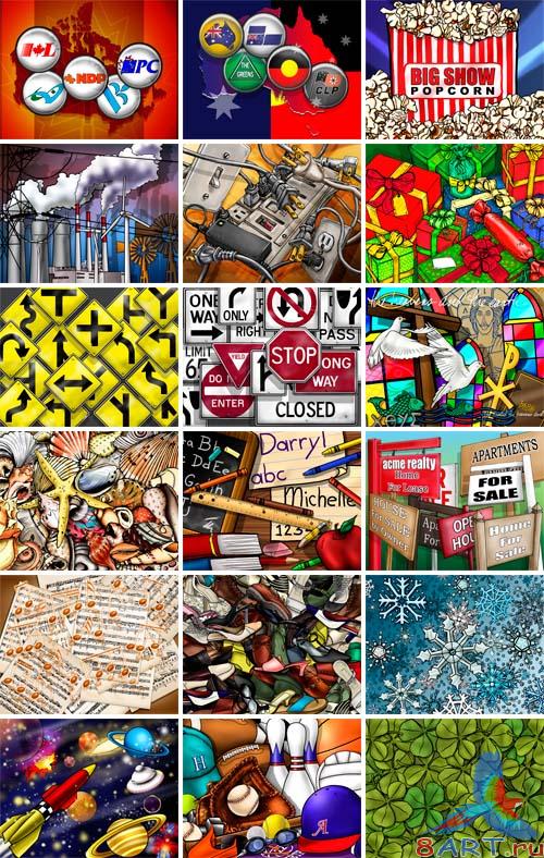 PSD Source - Life in illustrations PSD Source - Life in illustrations