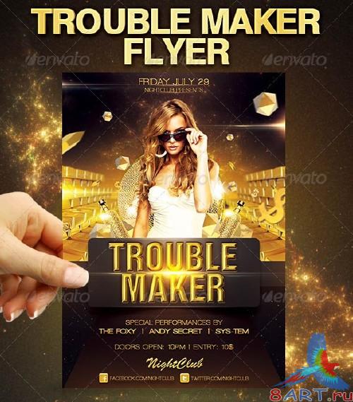 GraphicRiver Trouble Maker Flyer