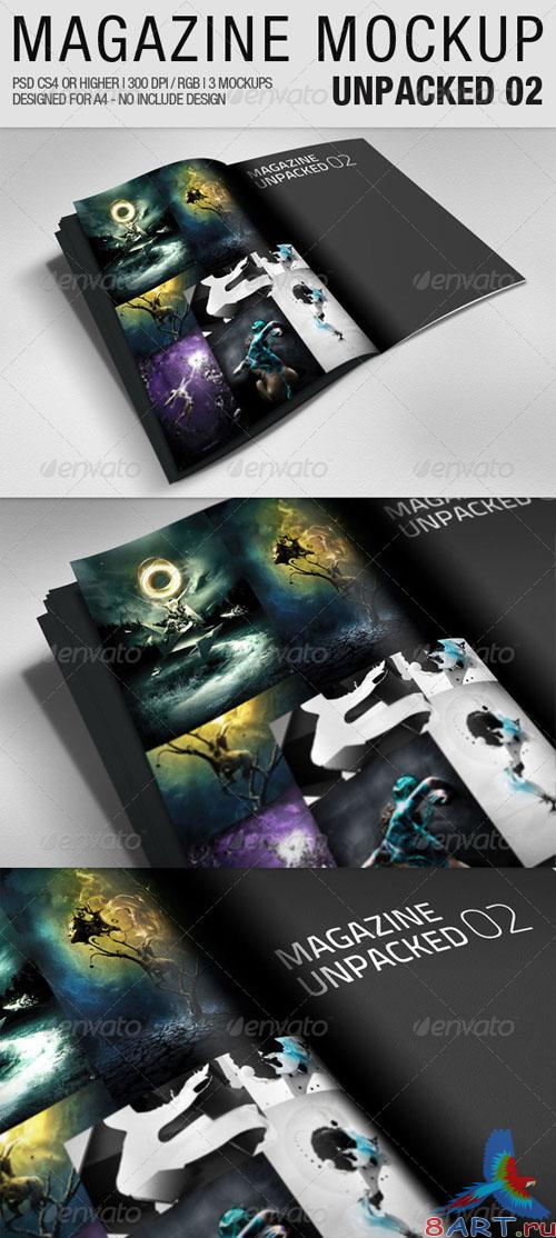GraphicRiver Magazine Mockup Unpacked 02