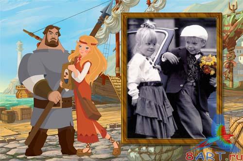 Детская рамка чтобы фото - Илья Муромец Детская рамка чтобы фото - Илья Муромец