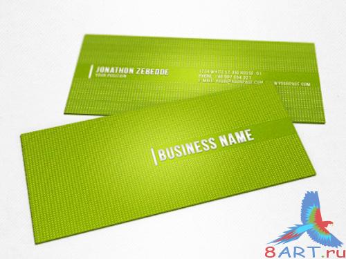 Green Dots Business Card