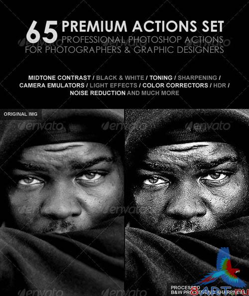 GraphicRiver 65 Premium Actions Set