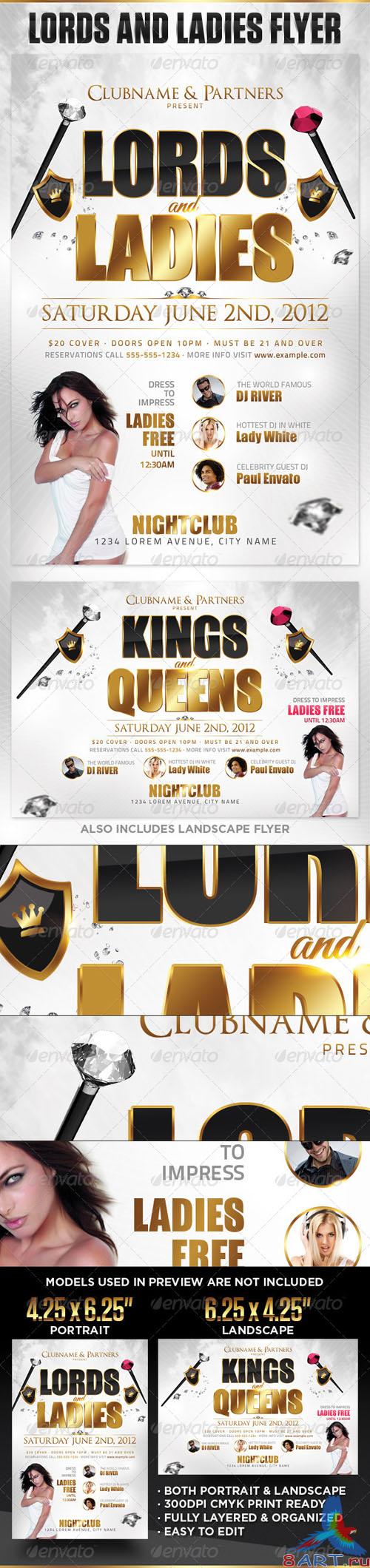 GraphicRiver - Lords And Ladies Flyer Template 2311950