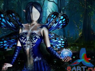 Шаблон к фотомонтажа "Forest elf" Шаблон к фотомонтажа "Forest elf"