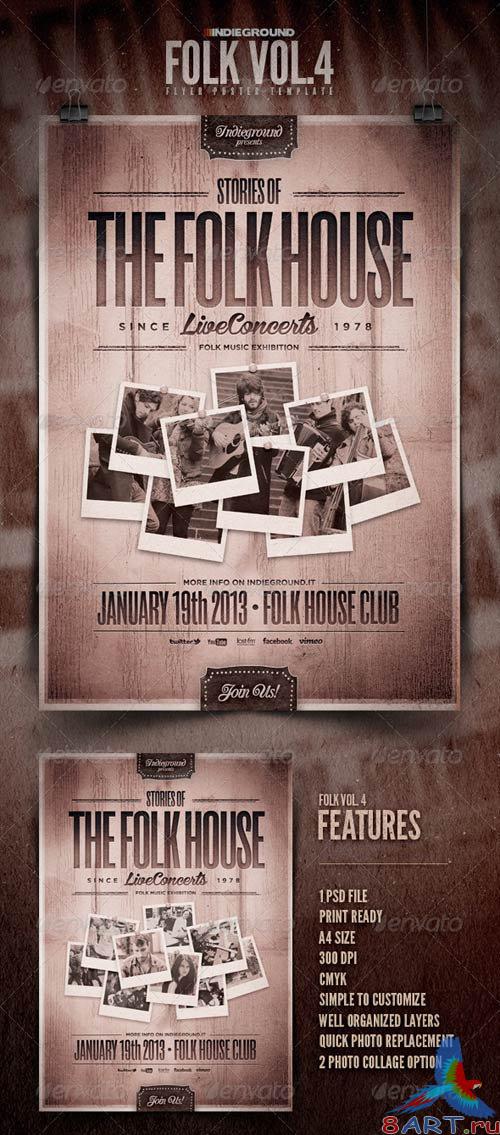 GraphicRiver Folk Flyer/Poster Vol. 4