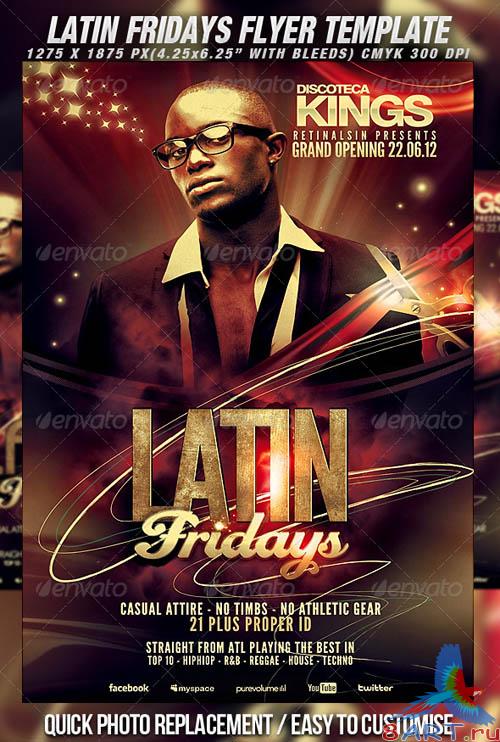GraphicRiver Latin Fridays Flyer Template