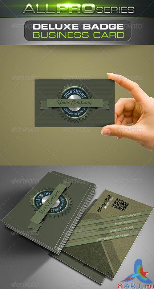 GraphicRiver Deluxe Badge Business Card
