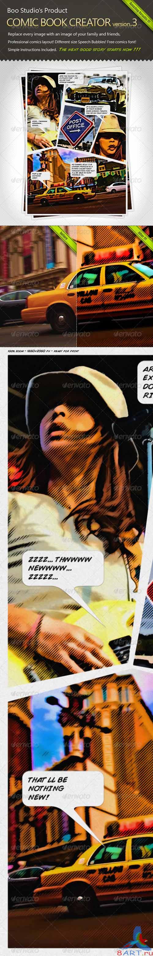 GraphicRiver Comic Book Creator v.3 - REUPLOAD GraphicRiver Comic Book Creator v.3 - REUPLOAD