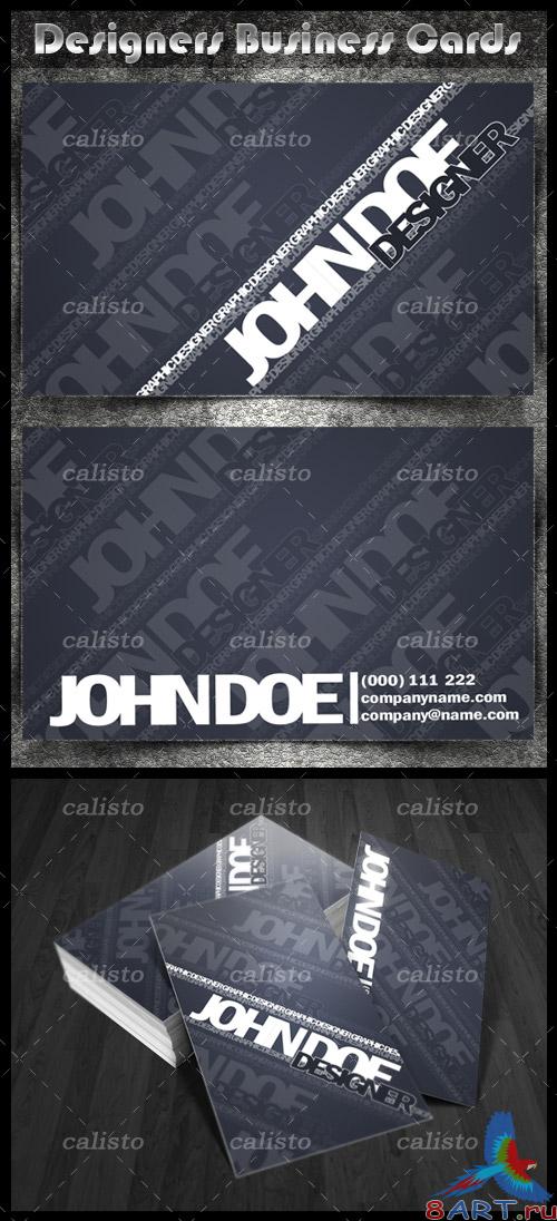 Designers Business Cards PSD Template