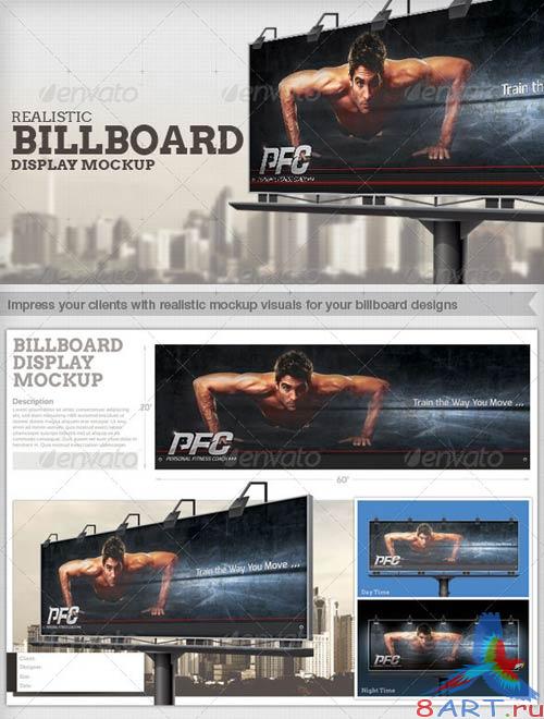 GraphicRiver Professional and Realistic Billboard Mock-Up GraphicRiver Professional and Realistic Billboard Mock-Up