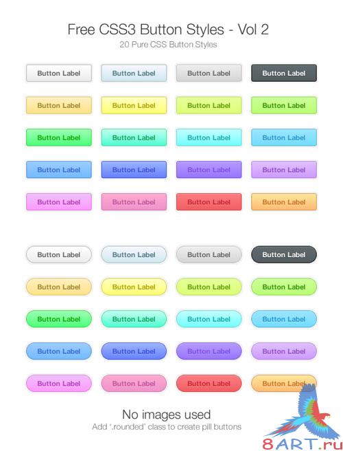 MediaLoot - CSS3 Button Styles - Vol 2 MediaLoot - CSS3 Button Styles - Vol 2