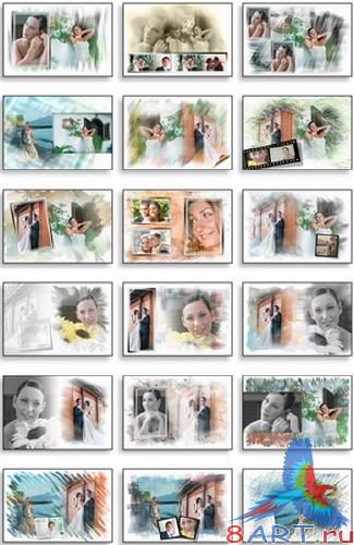 Шаблоны фоторамок в видах Photoshop Шаблоны фоторамок в видах Photoshop