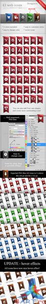 80 Web Ribbon.Icons [GraphicRiver]