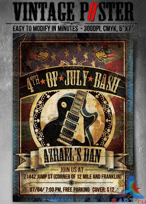GraphicRiver Vintage Poster - For Any Event