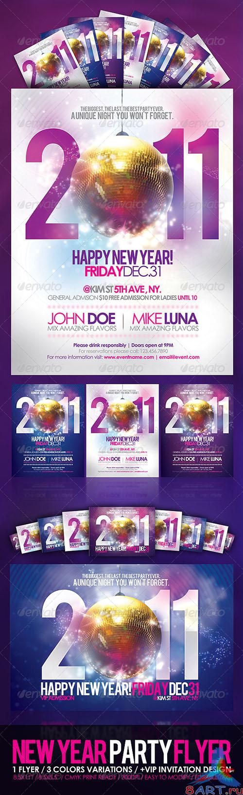 GraphicRiver � Happy New Year Party Flyer