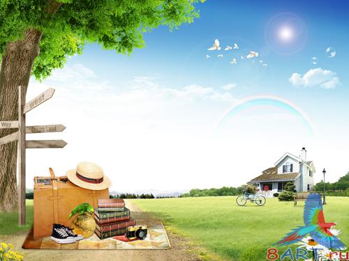 Sources - A stack of books