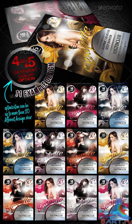 GraphicRiver Sexynite Flyer Template GraphicRiver Sexynite Flyer Template